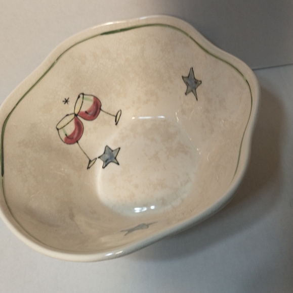 Julia Junkin PAPA Serving Bowl-CERTIFIED INTERNATIONAL  10" ROUND - Picture 3 of 15